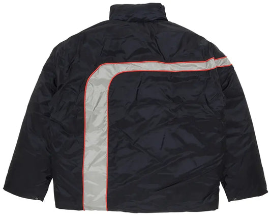 SUPREME STRIPE PUFFER JACKET | X-LARGE