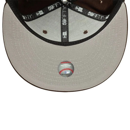 New Era x Yankees "Burnt Wood" 59FIFTY Fitted — Brown · Size 7 1/4