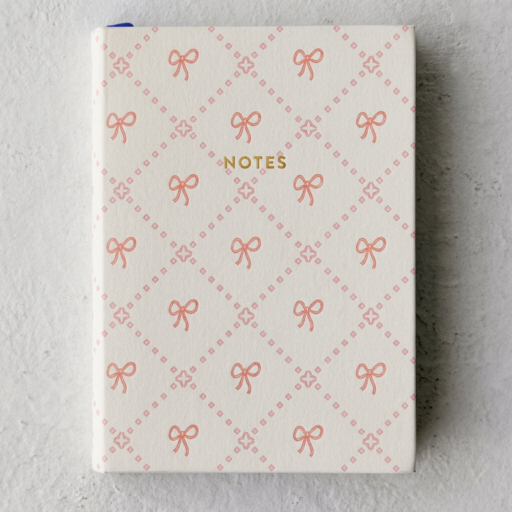 PATTERNED POCKET JOURNAL "ELOISE BOW" STATIONERY ESSENTIALS