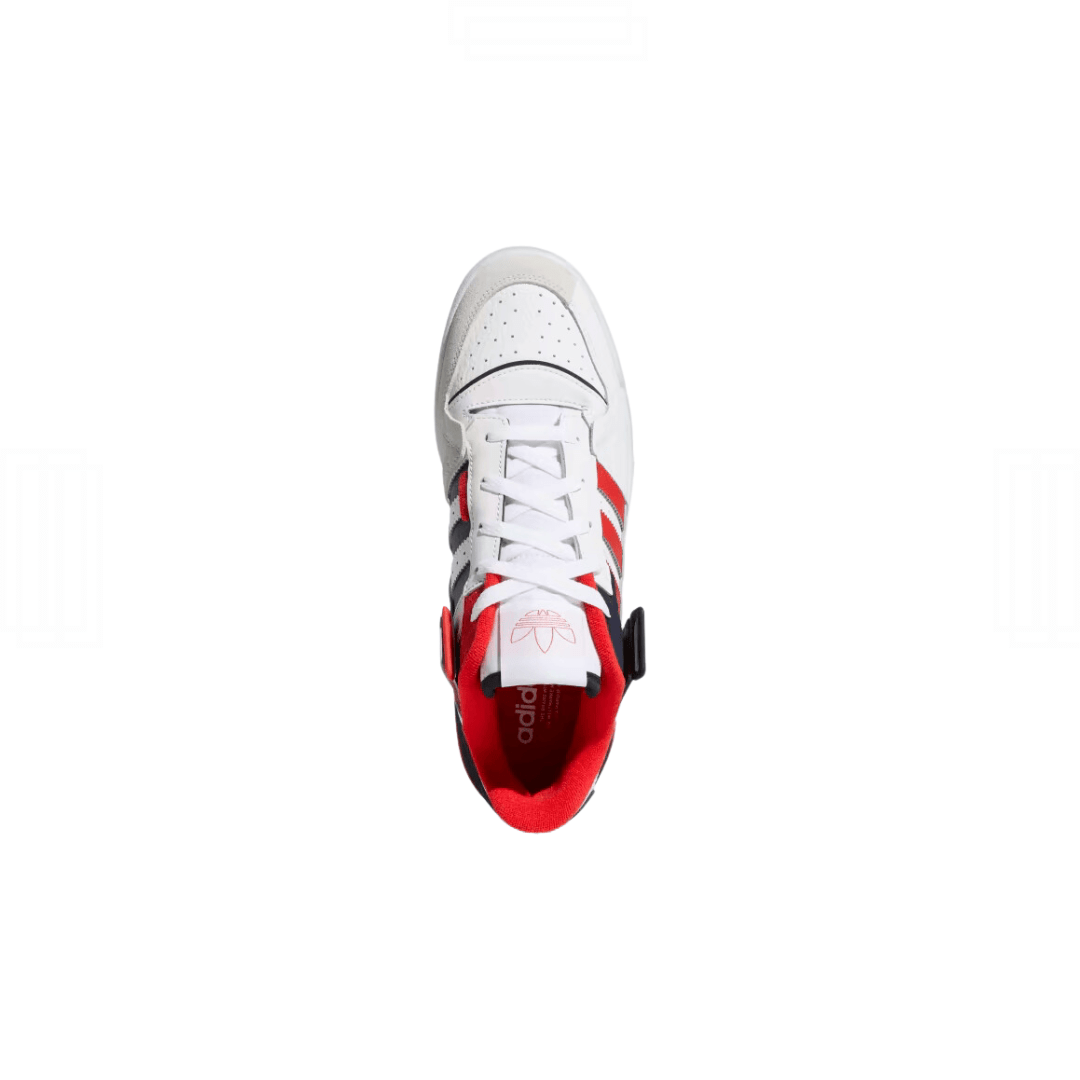 Adidas Forum Exhibit Low Cloud White Red image 3
