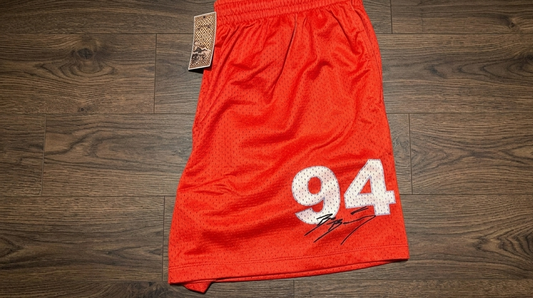 Bad Bunny "No Me Quiero Ir De Aquí" Official Mesh Basketball Shorts – Puerto Rico 94 – Size L