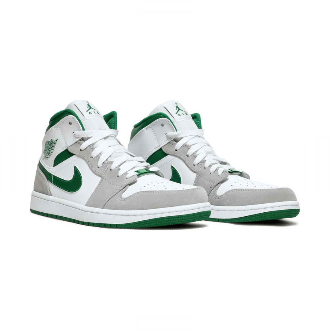 Nike Air Jordan 1 Mid SE Grey Pine Green image 3