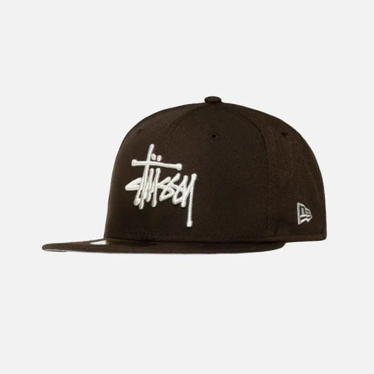 Stüssy x New Era "Authentic Caps" 59FIFTY Fitted — Brown · Size 7 1/8