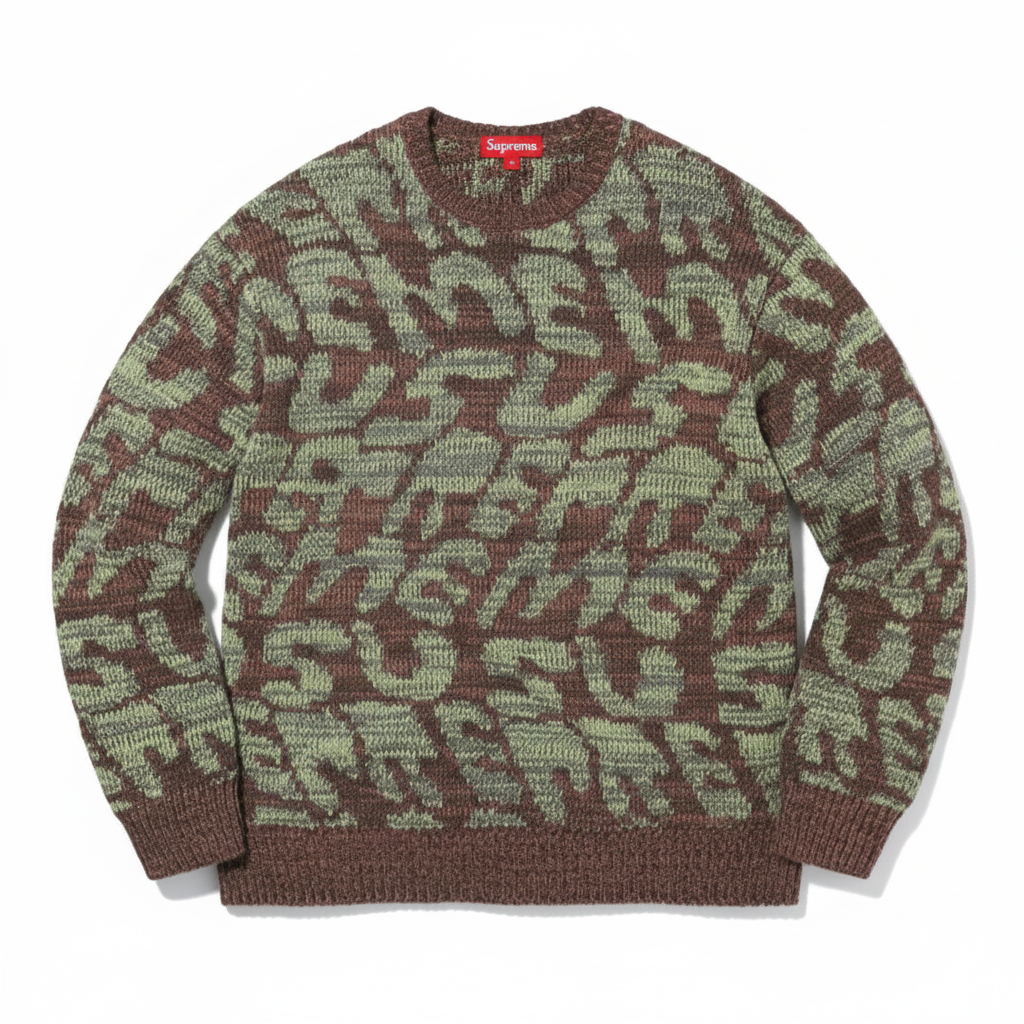 SUPREME STACKED SWEATER | X-LARGE