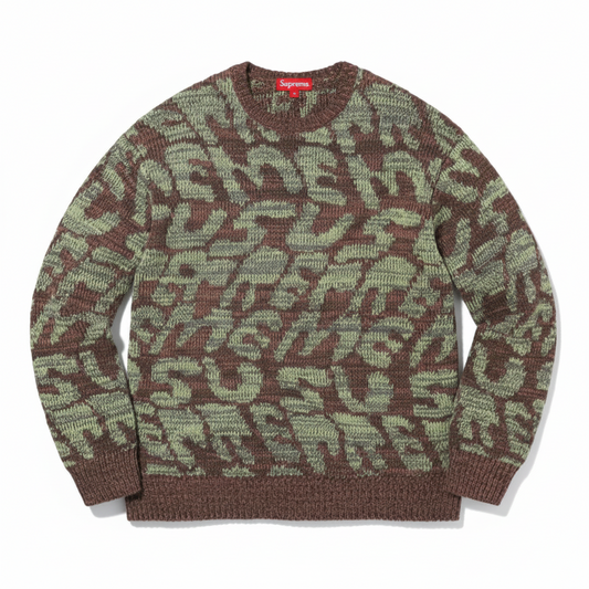 SUPREME STACKED SWEATER | X-LARGE