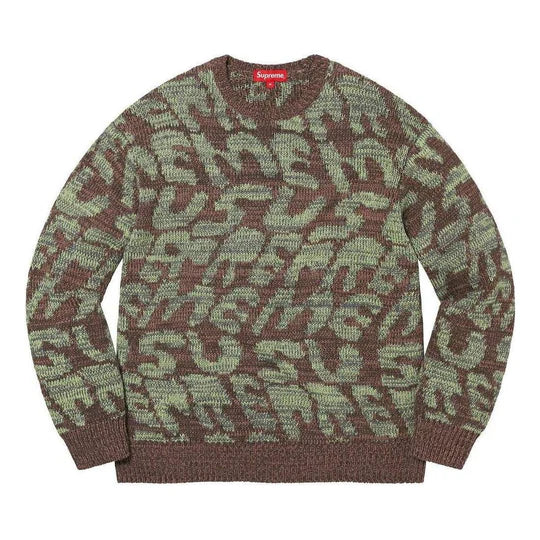 Supreme Stacked Sweater · Brown/Olive · Size X-Large – JB Supreme Stacked Sweater · Brown/Olive · Size X-Large – JB