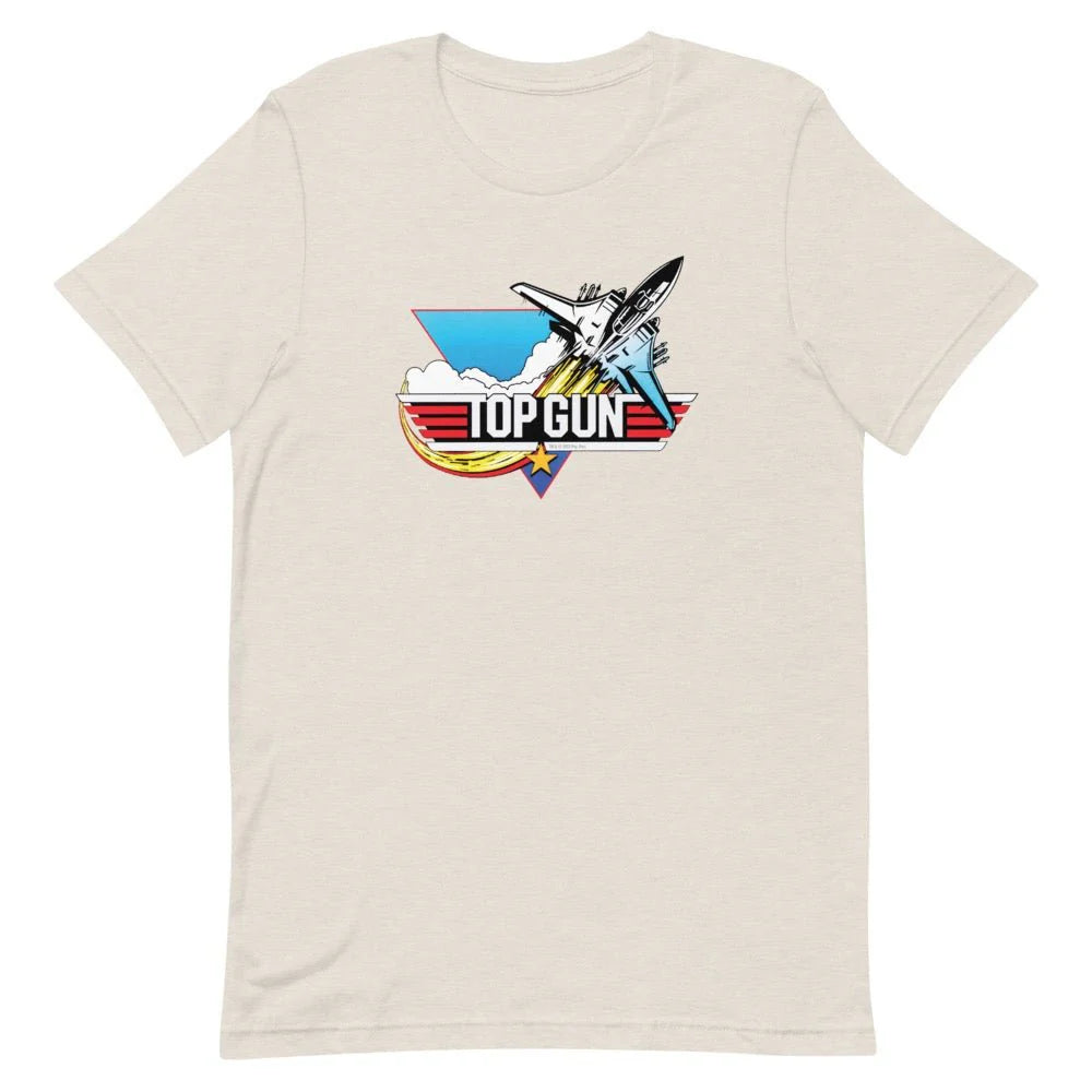 Top Gun "In Flight" Graphic Tee — Sand/Cream · S/M