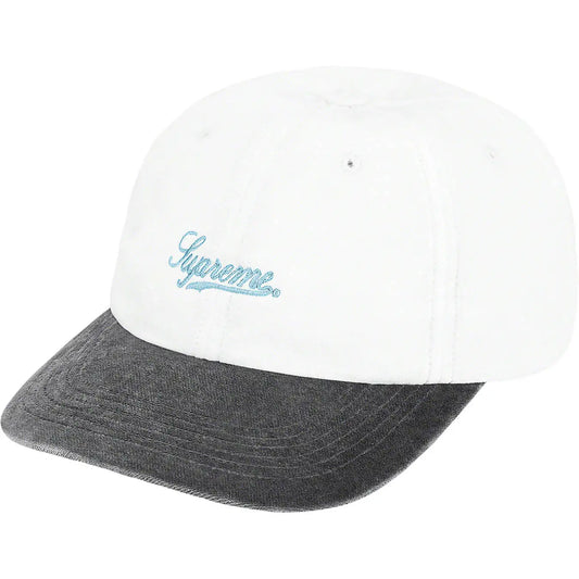 SUPREME VELVET "2-TONE" 6 PANEL [WHITE] ONE SIZE