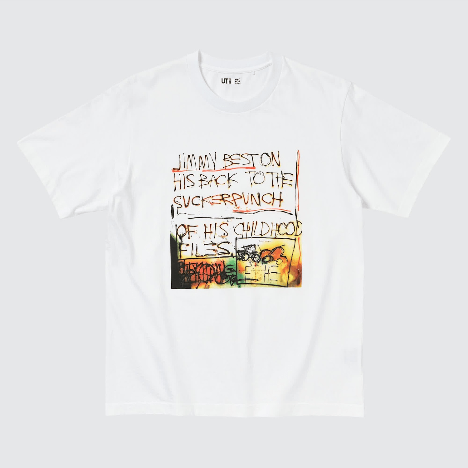 UNIQLO JEAN-MICHAEL BASQUIAT NYC POP ICONS TEE [WHITE] image 0