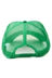"Treat People With Kindness" Sunburst Trucker Hat — Green/White · One Size