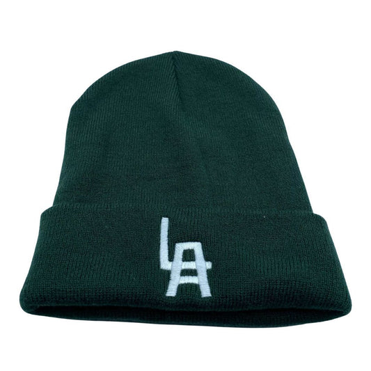 "LA" AMERICAN NEEDLE BEANIE [GREEN] image 0