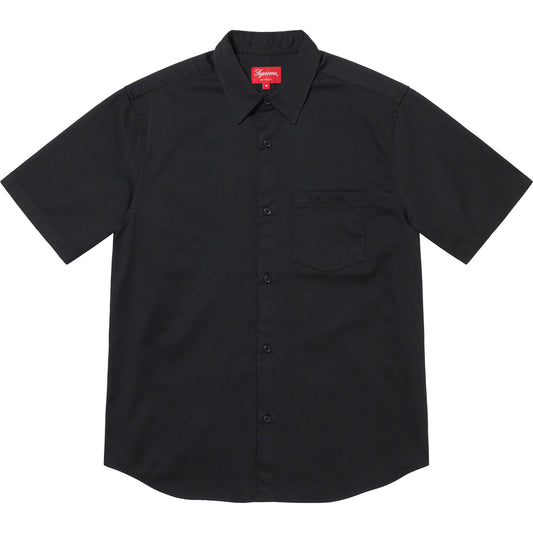SUPREME CROC PATCH S/S WORK SHIRT | LARGE