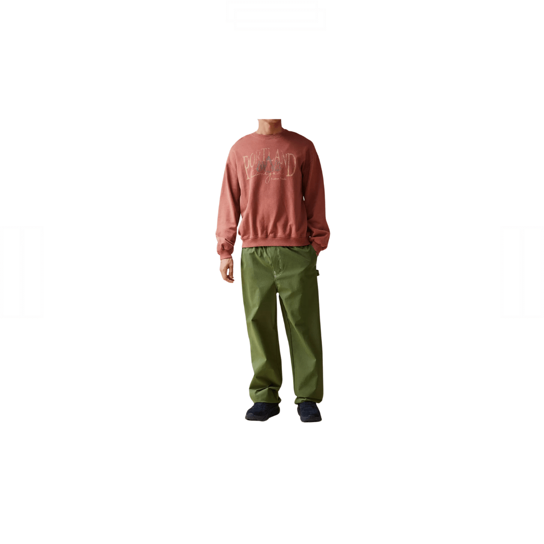 NYLON SKATE FIT CARPENTER PANTS [GREEN] image 4