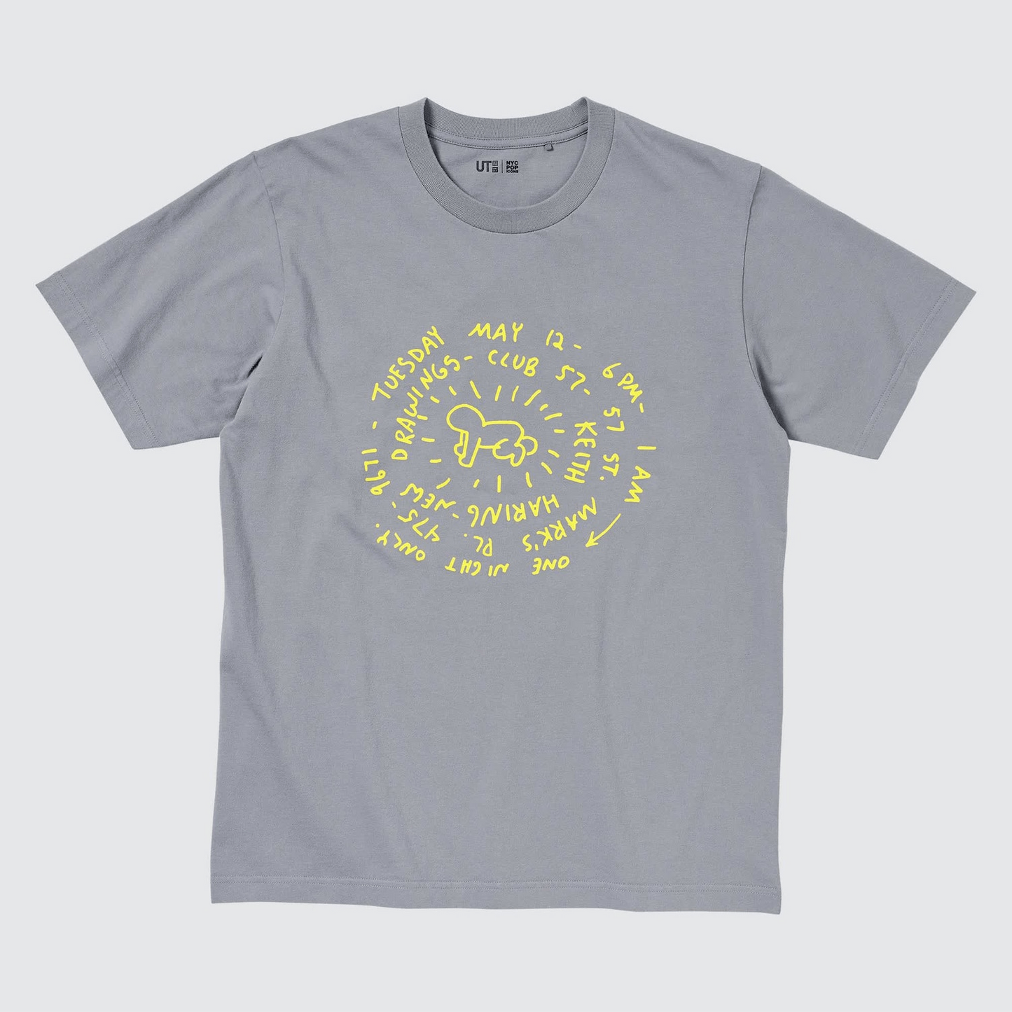 UNIQLO KEITH HARING TEE [GRAY] image 0