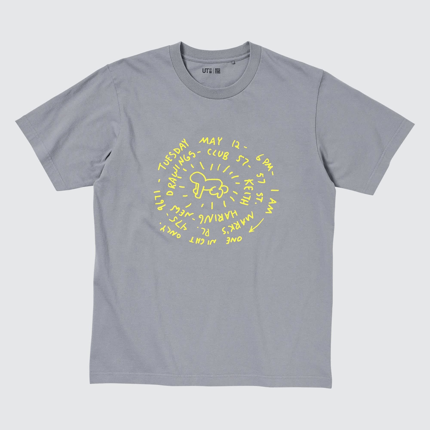 UNIQLO KEITH HARING TEE [GRAY] image 0