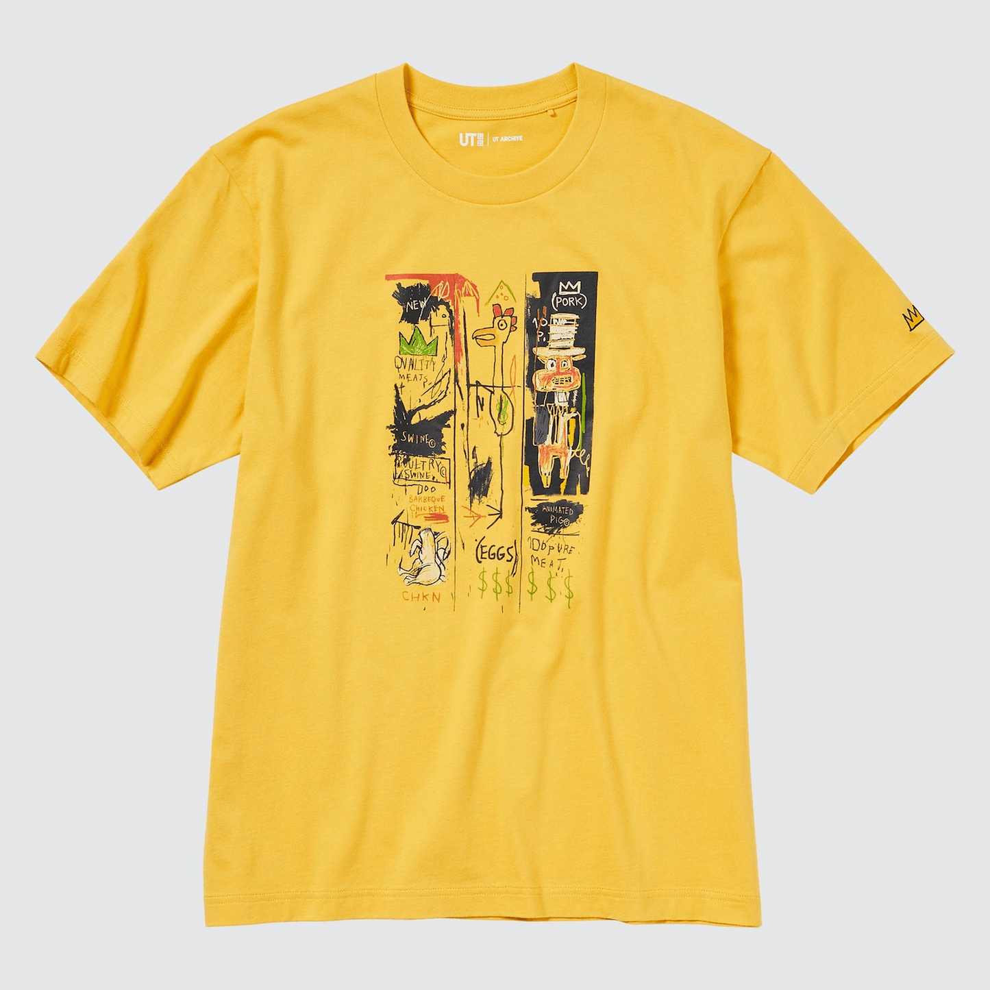 UNIQLO JEAN-MICHEL BASQUIAT TEE [YELLOW] image 0