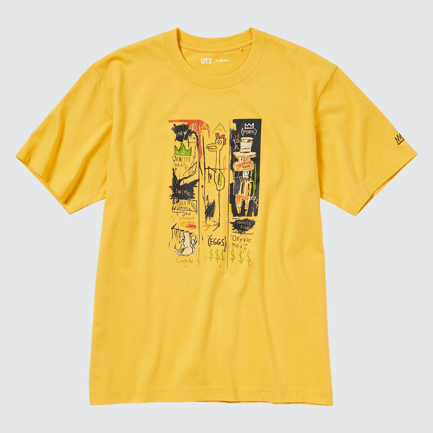 UNIQLO JEAN-MICHEL BASQUIAT TEE [YELLOW] image 0