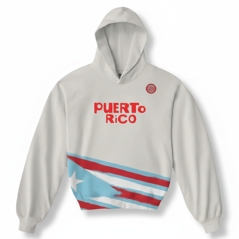 Bad Bunny Puerto Rico Hoodie “Residencia En El Choli” SIZE Large