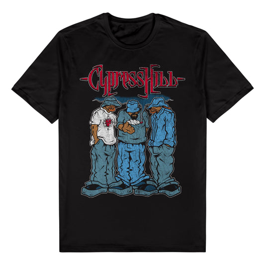 CYPRESS HILL CARTOON SHORT SLEEVE TEE [BLACK]