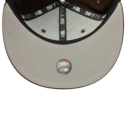 NEW ERA NEW YORK YANKEES "BURNT WOOD" 59FIFTY FITTED [BROWN] 7 1/4