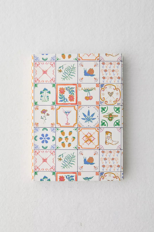 Patterned Pocket Journal (Mariana Tile)