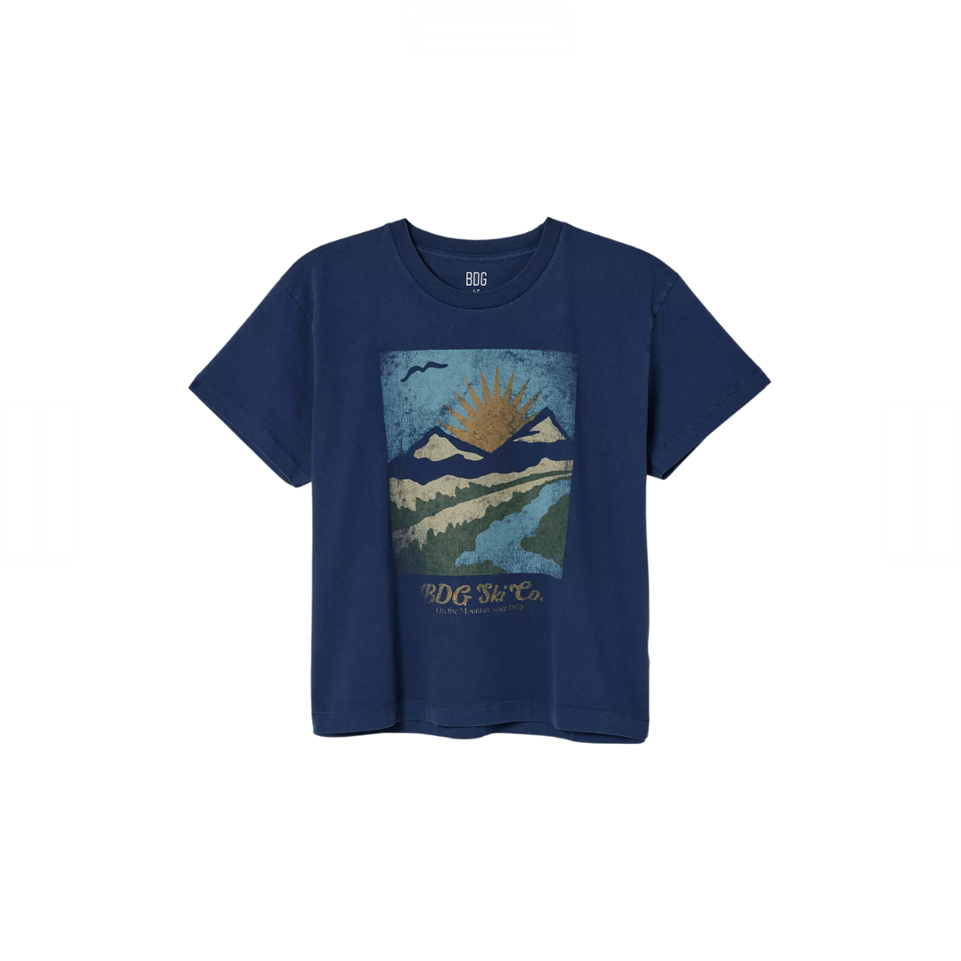 ALPINE BONFIRE TEE [NAVY] image 0