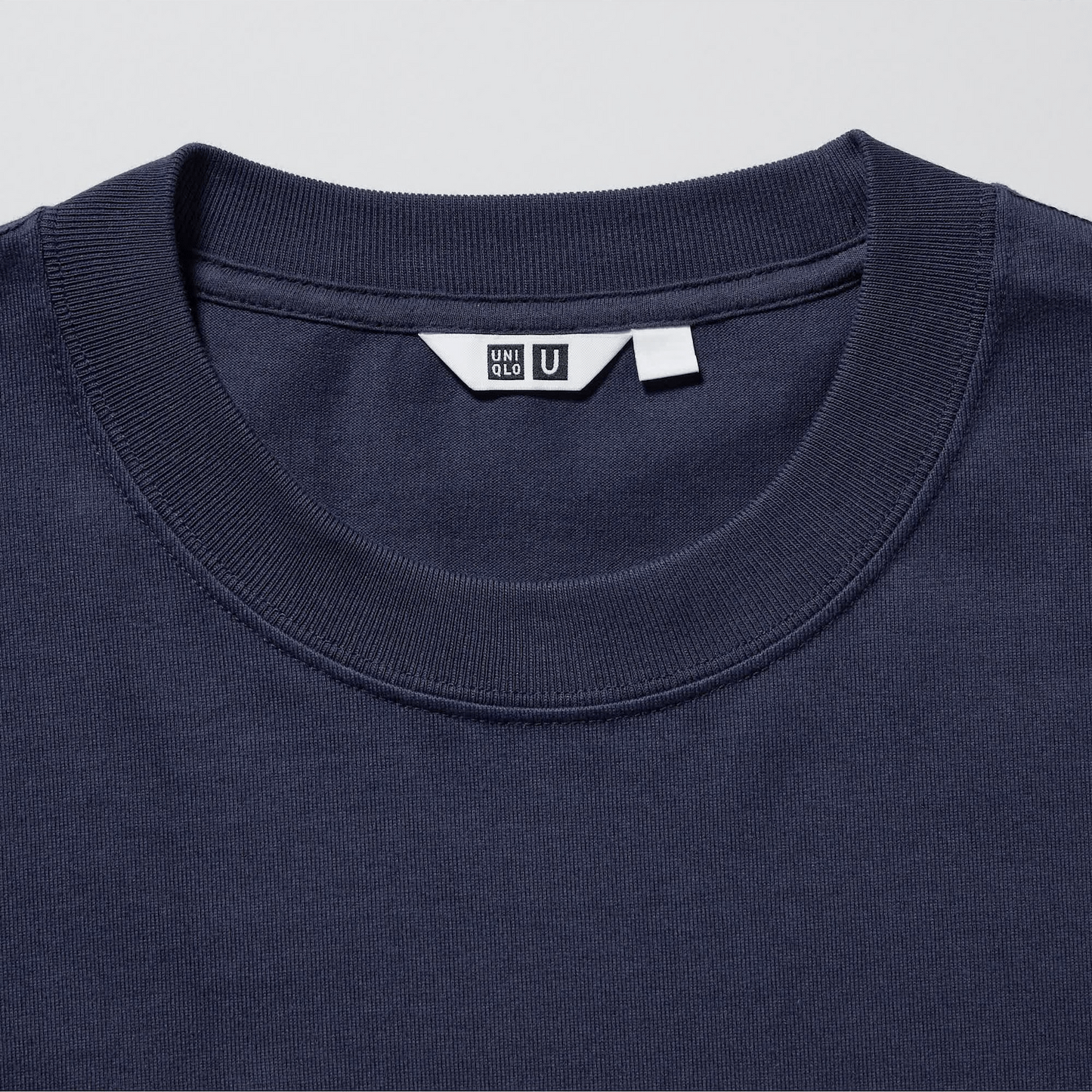 UNIQLO CREW NECK LONG-SLEEVE [NAVY] image 2