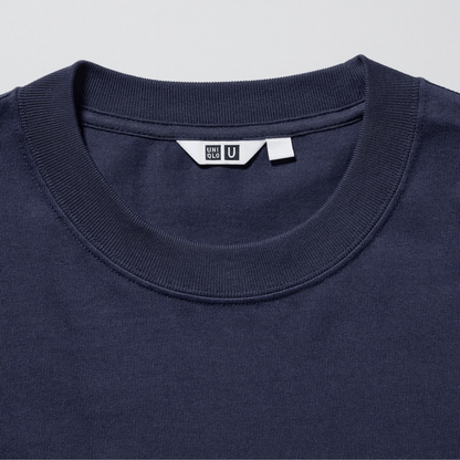 UNIQLO CREW NECK LONG-SLEEVE [NAVY] image 2