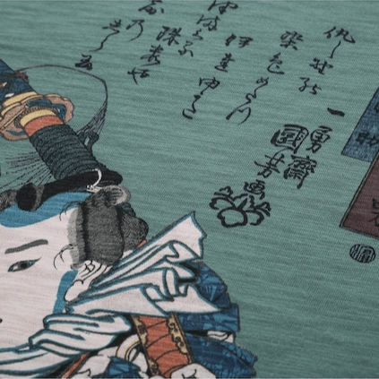 UNIQLO UKIYO-E TEE [GREEN] image 1