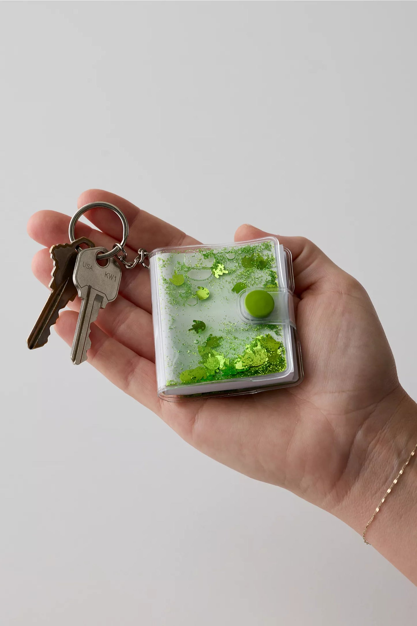 Mini Liquid Keychain Journal