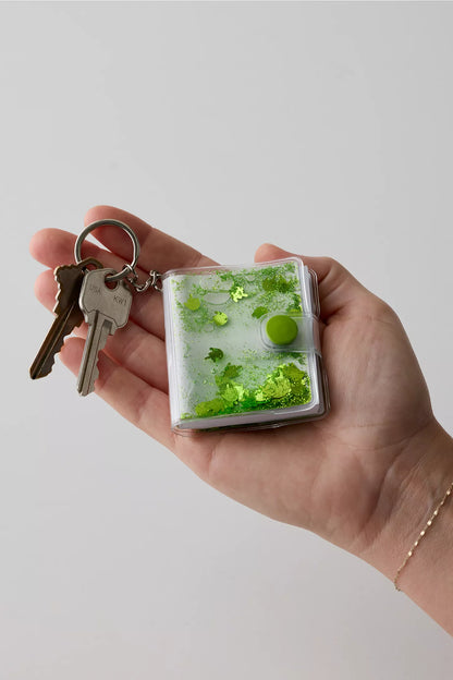 Mini Liquid Keychain Journal