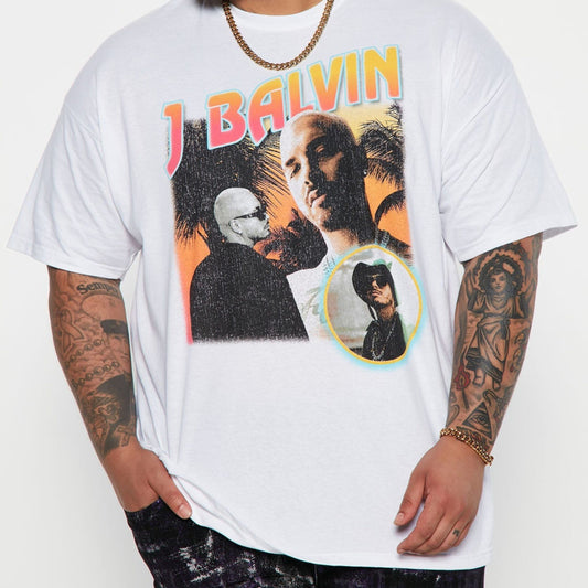 J BALVIN “MEDELLÍN SUNSET” T-SHIRT [WHITE] image 0