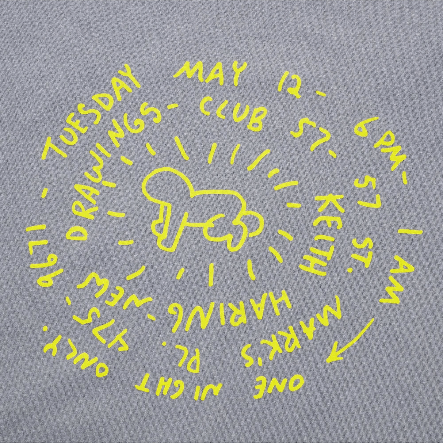 UNIQLO KEITH HARING TEE [GRAY] image 3
