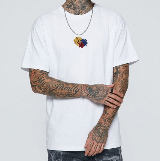 FN "SHE LOVES ME NOT" GRAPHIC TEE [WHITE] (SMALL) (MEDIUM) (LARGE) (XLARGE) (2XLARGE)