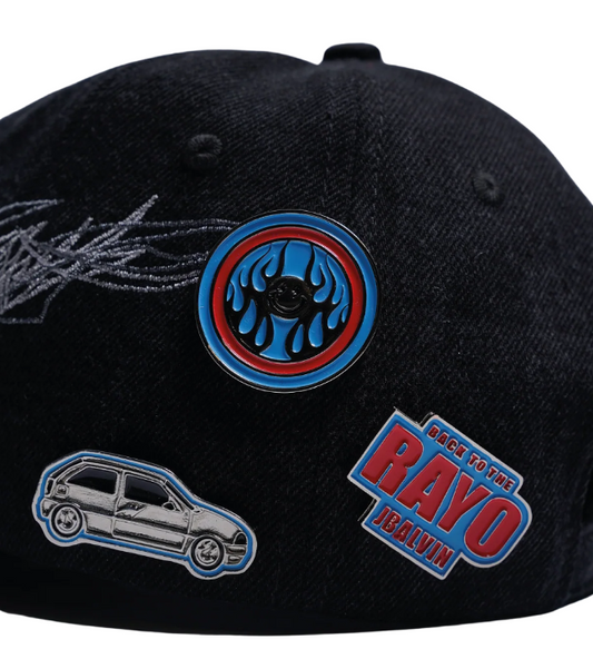 J  BALVIN MERCH "RAYO TOUR CAP" [BLACK] ONE SIZE]