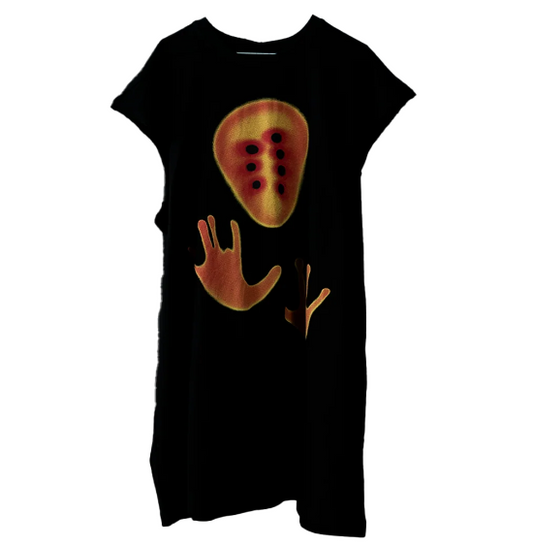 J BALVIN MERCH "HANDS TEE COACHELLA" [BLACK] (SMALL) (MEDIUM)