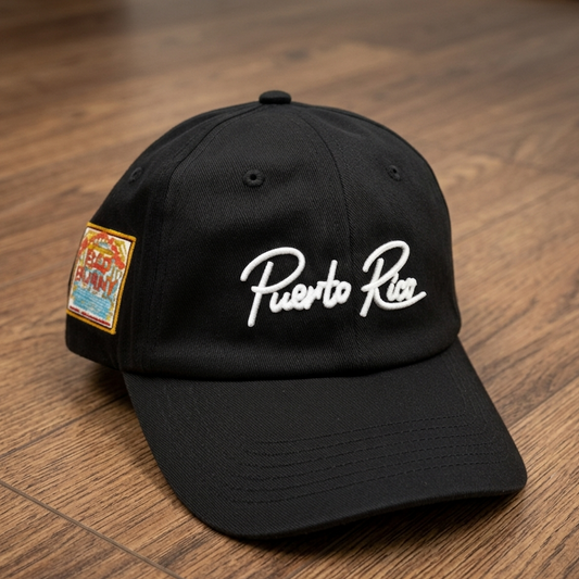 Bad Bunny — Official "No Me Quiero Ir De Aquí" Residencia en el Choli Dad Hat · Black