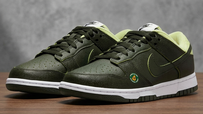 Nike Dunk Low "Avocado" · Sequoia/Zinnia · Size 9.5M/11W