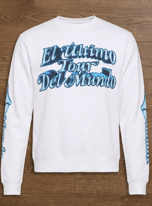 BAD BUNNY (EL ÚLTIMO TOUR DEL MUNDO) LONG SLEEVE [WHITE) - 2XL