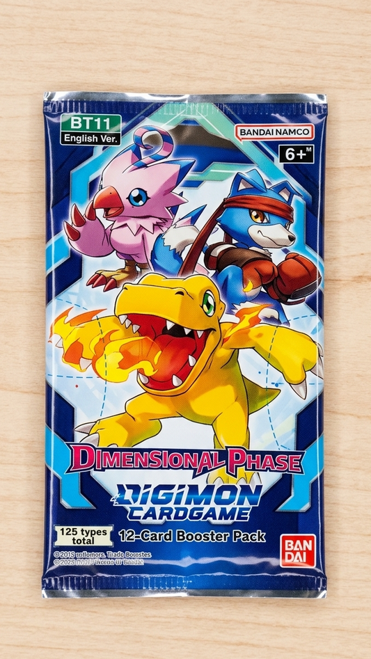 DIGIMON CARD GAME DIMENSIONAL PHASE BT-11 BOOSTER PACK [SEALED]