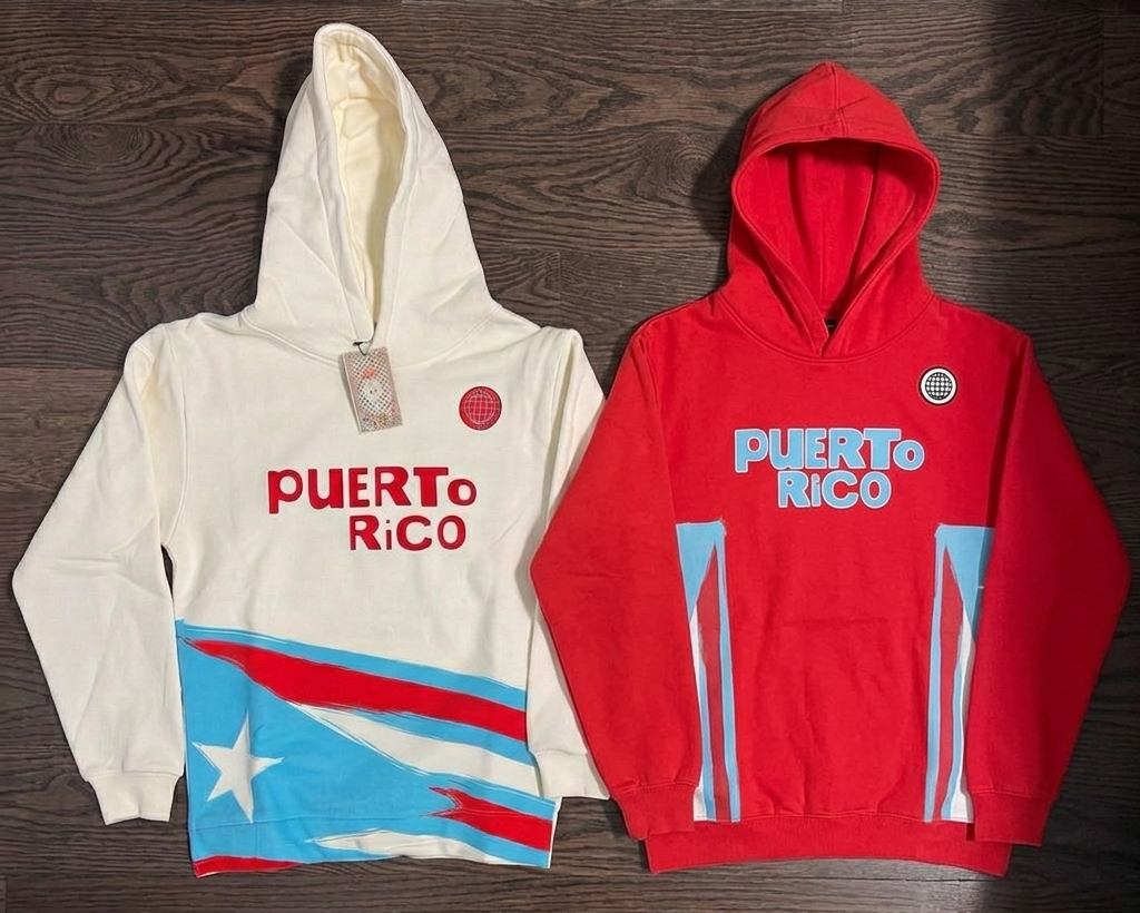 Bad Bunny - Official "Puerto Rico" Residencia en el Choli Hoodie .  Size L