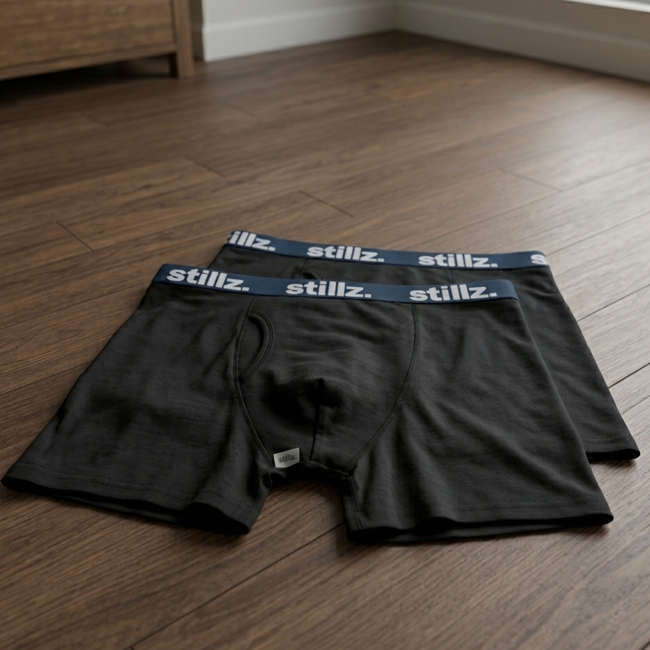 STILLZ BOXER BRIEFS 2-PACK [BLACK]