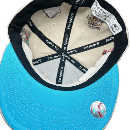 STILLZ × SLUMPY KEV FITTED HAT "MCDONALDS" [CREAM] 7 5/8