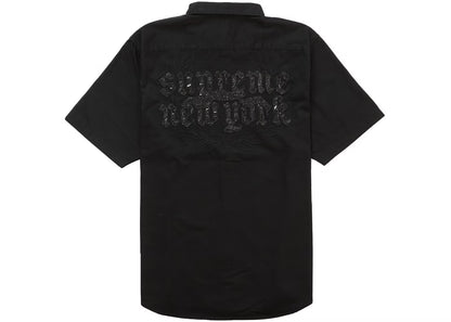 Supreme Croc Patch S/S Work Shirt · Black · Size Large – JB Supreme Croc Patch S/S Work Shirt · Black · Size Large – JB