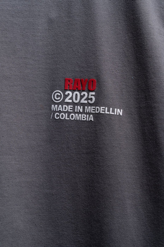 J BALVIN "RAYO TOUR 2025" T-SHIRT [GRAY] (SMALL) (LARGE)