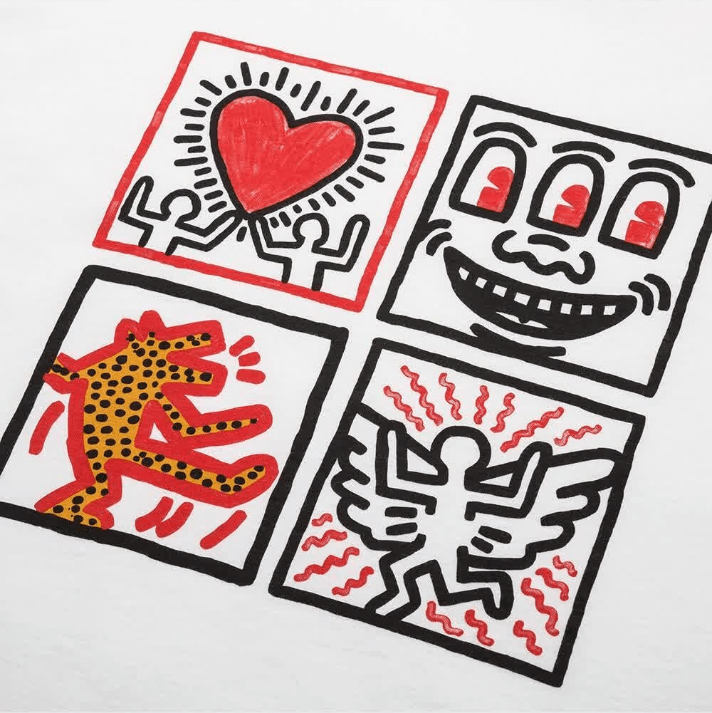 UNIQLO KEITH HARING TEE [WHITE] image 1