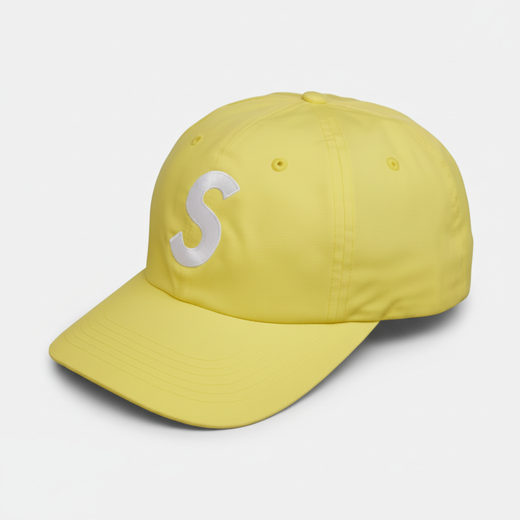 SUPREME VENTILE "S" LOGO 6 PANEL [YELLOW] ONE SIZE
