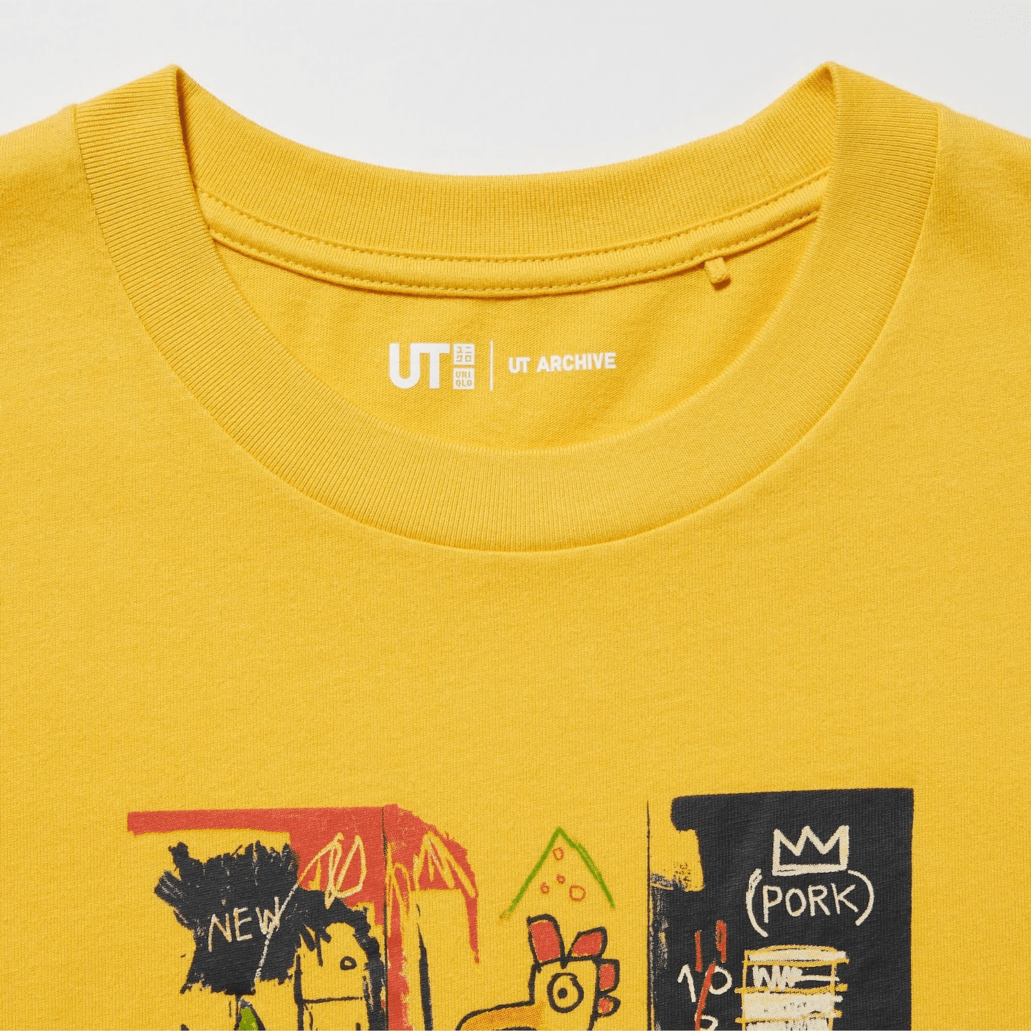 UNIQLO JEAN-MICHEL BASQUIAT TEE [YELLOW] image 1