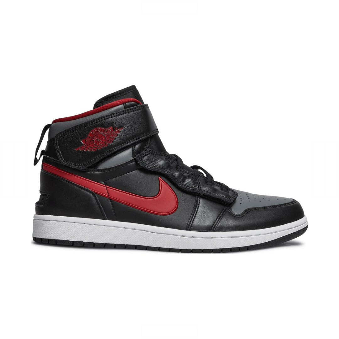 Air Jordan 1 High FlyEase GS 'Smoke Grey Gym Red' image 0