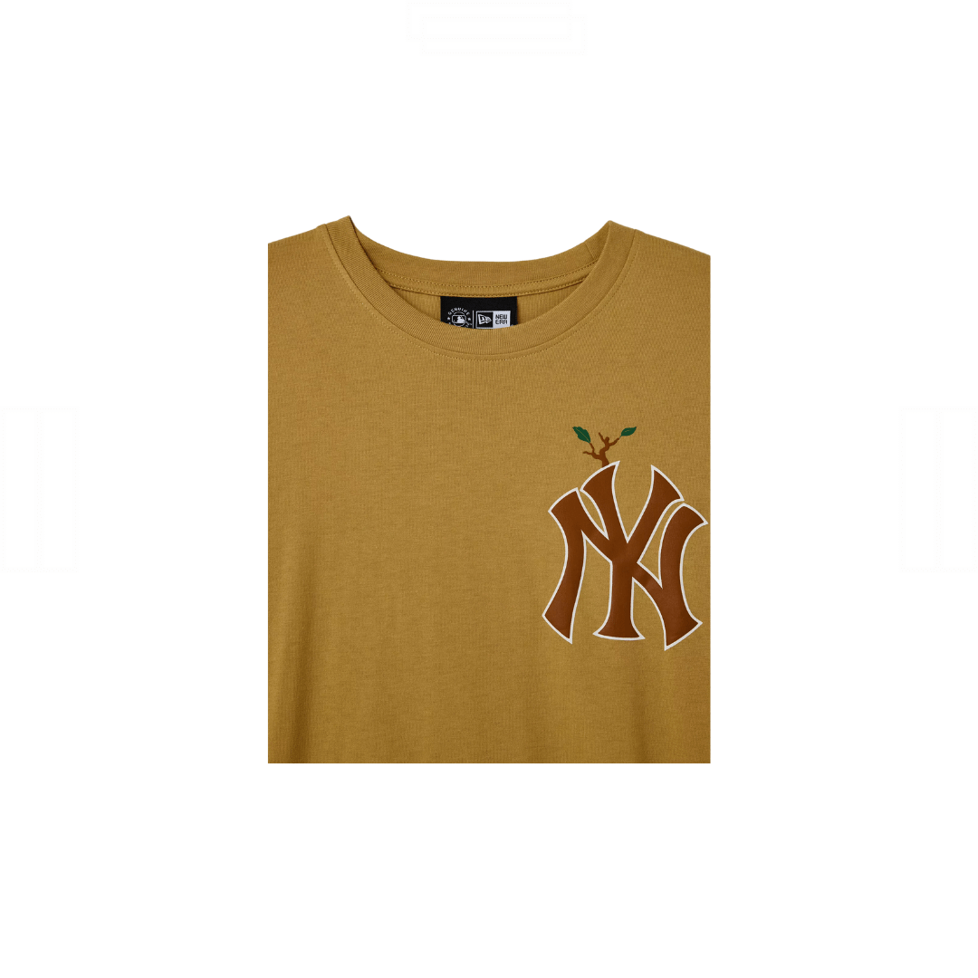 NEW ERA YANKEES NEW YORK MLB CAMP LONG SLEEVE TEE [BRASS] image 2